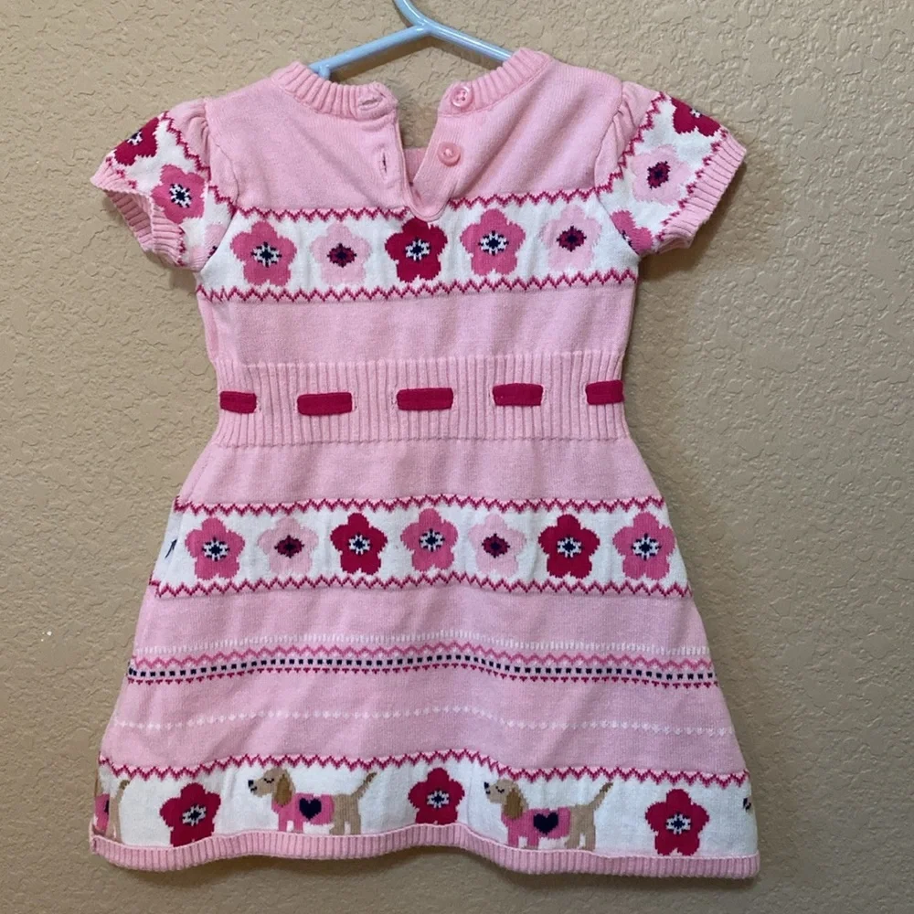 Baby Girls Gymboree Knit Cotton Dress Size 12-18M B4A - Picture 5 of 8